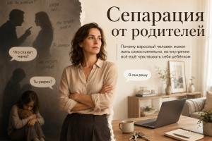 Сепарация от родителей: почему взрослый человек может жить самостоятельно, но внутренне всё ещё чувствовать себя ребёнком