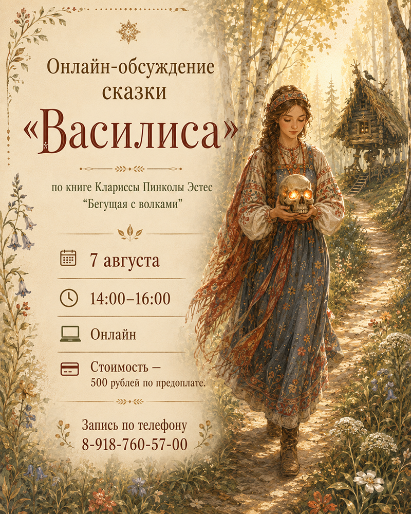 Онлайн встреча «Анализ сказки»