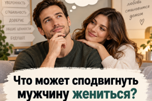 Что может сподвигнуть мужчину жениться?